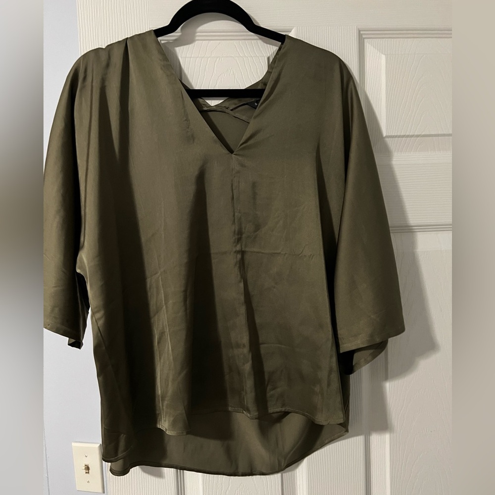 Banana Republic Dark Olive Blouse
